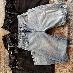 EUC Lot of Girls Baggy/Wide Jeans